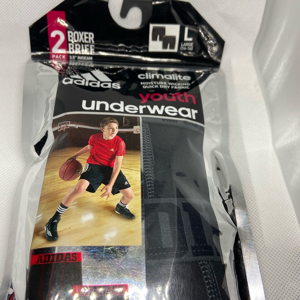 Adidas Climalite Boys Youth 2pk briefs